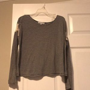 DayDreamer Long Sleeve with Crochet Cut Outs